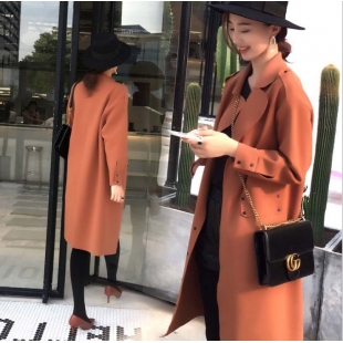 风衣女中长款秋装新款春季韩版气质时尚薄款休闲百搭过膝外套 2件